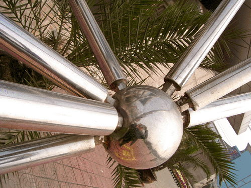 黄海不锈钢螺栓球网架