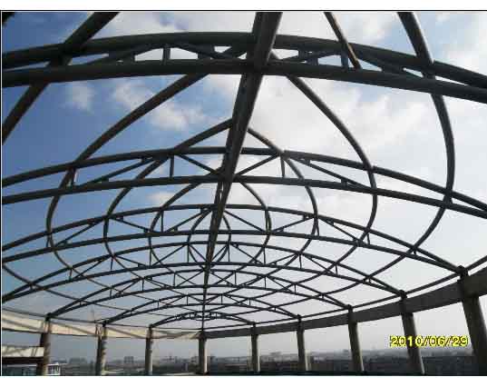 黄海中煤朔州宾馆管桁架工程